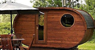 Баня бочка из кедра под ключ в Кохме - цена от 132002 рублей