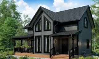 Проекты каркасных домов с террасой от 3554 рублей | Строй-Кхм